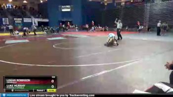 126 lbs Cons. Round 1 - Luke Murray, Peninsula Catholic vs Logan Robinson, Grassfield