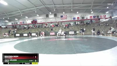 149 lbs Cons. Round 4 - Brayden Deem, Indianapolis vs Zach Wilson, Marian