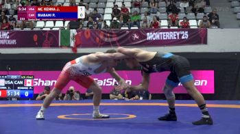65 kg Quarterfinal - Joey McKenna, USA vs Peiman Biabani, CAN
