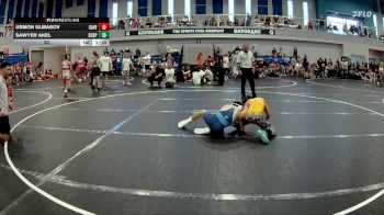 92 lbs Round 3 (6 Team) - Sawyer Akel, Florida Scorpions vs Usmon Ulmasov, Caveman