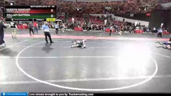 95 lbs Cons. Round 3 - William Batteen, Thorp vs Hudsyn Bangart, Mayville Wrestling Club