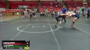 130 lbs Round 3 (4 Team) - Tyler Ineman, Lake WC vs Landon Messer, Dayton Bandits