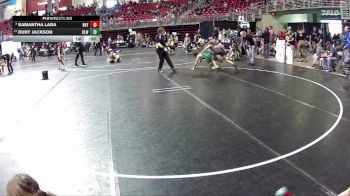 126 lbs 3rd Place Match - Ruby Jackson, O`Neill Leprechaun Wrestling vs Samantha Lara, CWO