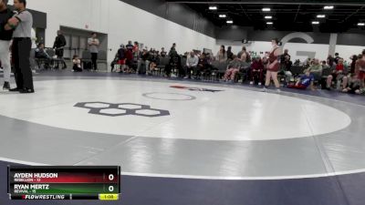 119 lbs Quarterfinals (8 Team) - Ayden Hudson, Rebellion vs Ryan Mertz, Revival