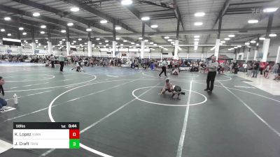 58 lbs Semifinal - Kain Lopez, Yuma Chain Gang vs Jayden Craft, Trybe