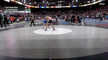 4A 120 lbs Cons. Round 2 - Eli Leonardson, Sugar-Salem vs Ivan Hernandez, Buhl