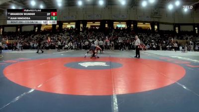 113-2A/1A Quarterfinal - Brandon Wunder, Sparrows Point vs Juan Hinojosa, Stephen Decatur