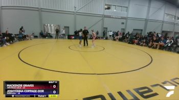 100 lbs Round 4 (6 Team) - Mackenzie Graves, Arkansas Gold vs Joshyonna Coppage-Dortch, Nebraska