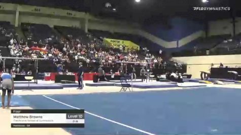 Matthew Browne - Floor, The Atlanta School of Gymnastics - 2021 USA Gymnastics Development Program National Championships
