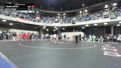 140 lbs Champ. Round 1 - Denise Brown, Unattached vs Grace Ciszek, Unattached