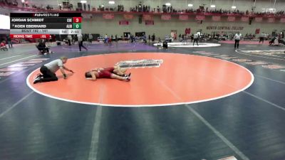 141 lbs Cons. Round 1 - Jordan Schmidt, Coe vs Koen Eberhard, Albion