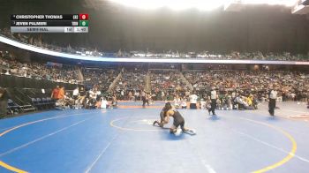 3A 106 lbs Semifinal - Jeven Palmeri, Trinity High School vs Christopher Thomas, Lincolnton High School