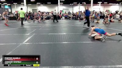 110 lbs Round 2 (4 Team) - Connor Whitely, POWA vs Porter Daniels, FL Scorpions