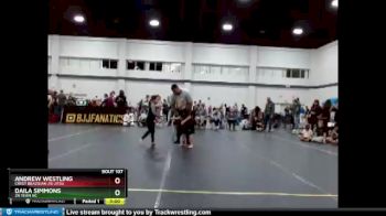 Rooster 59 lbs Round 1 - Andrew Westling, Crest Brazilian Jiu Jitsu vs Daila Simmons, ZR Team NC