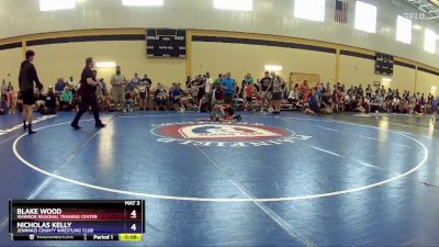 63 lbs Quarterfinal - Blake Wood, Warrior Regional Training Center vs Nicholas Kelly, Jennings County Wrestling Club