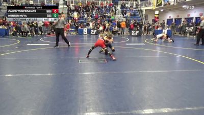 87 lbs Round Of 32 - Caleb Tsikerdanos, Warhawks vs Hunter Huya, Saegertown