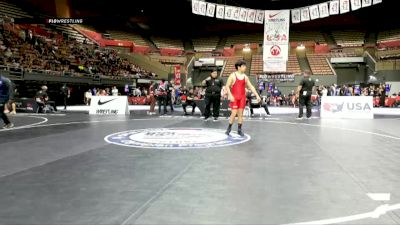 All Cadet Boys Freestyle Upper - 150 lbs Cons. Round 2 - Daniel Garcia vs Jeremiah Rosa, Firebaugh High School Wrestling