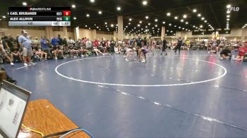 132 lbs Round 3 (6 Team) - Alex Allison, Powerhouse vs Cael Brubaker, North DeSoto Red