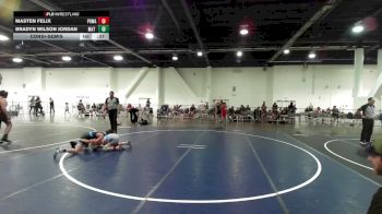 98 lbs Consolation - Masten Felix, Poway Elite vs Bradyn Wilson Jordan, Mat Demon WC