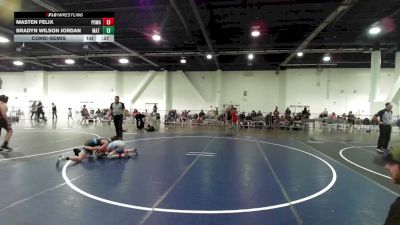 98 lbs Consolation - Masten Felix, Poway Elite vs Bradyn Wilson Jordan, Mat Demon WC