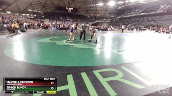 3A 126 lbs Cons. Round 3 - Tipton Bundy, Ferndale vs Maxwell Erickson, Auburn Riverside