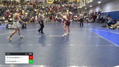 160 lbs R-16 - Asher Cunningham, State College vs Dominic Sumpolec, Notre Dame GP