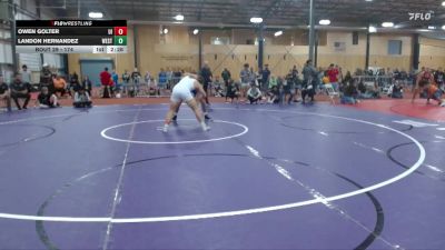 174 lbs Champ. Round 1 - Landon Hernandez, Westcliff vs Owen Golter, University Of Idaho