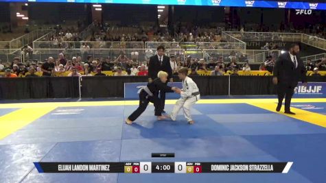 Dominic Jackson Strazzella vs Elijah Landon Martinez 2025 Pan Kids Jiu-Jitsu IBJJF Championship