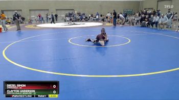 93 lbs Semis (4 Team) - Diezel Simon, Springfield vs Clayton Anderson, Fosston-Bagley Brawlers