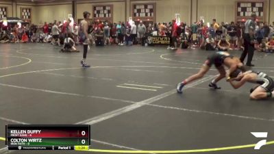 90 lbs Quarterfinals (8 Team) - Kellen Duffy, Frost Gang vs Colton Wirtz, Iron Faith