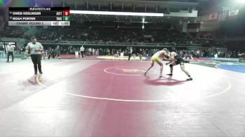 157 lbs Champ. Round 2 - Noah Porter, Tracy vs Owen Keslinger, Sutter