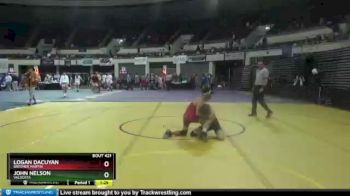 106 lbs Quarterfinal - Logan Dacuyan, Brother Martin vs John Nelson, Valdosta