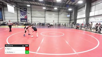 120 lbs Round Of 16 - Kandice Spry, OH vs Justice Anthony, WV