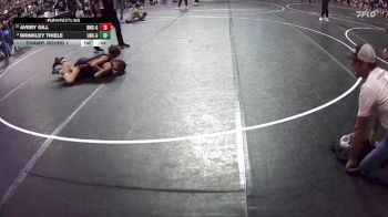 73 lbs Champ. Round 1 - Avery Gill, Beatrice Wrestling Club - Girls vs Brinkley Thiele, Louisville Wrestling Club - Girls