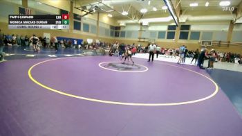 110lbs Cons. Round 3 - Monica Macias Duran, Spanaway Lake (Girls) vs Faith Caward, Ilwaco (Girls)