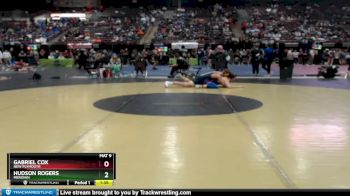 182 lbs Quarterfinal - Gabriel Cox, New Plymouth vs Hudson Rogers, Meridian