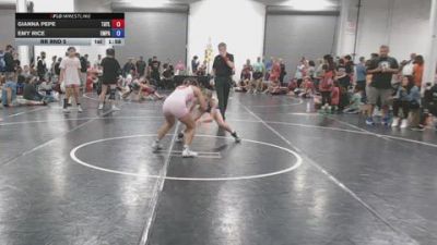 105 lbs Rr Rnd 5 - Gianna Pepe, Taylor Hammer Girls - GK12E vs Emy Rice, Emprye Wrestling - GK12E