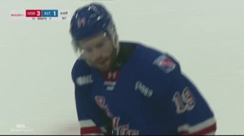 Luke Ellinas Finishes Off The Sweet Feed To Get Kitchener On The Board, 3-1