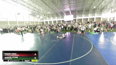 120 lbs Champ. Round 1 - Mason Child, Wyoming Underground vs Harper Stone, 208 Badgers