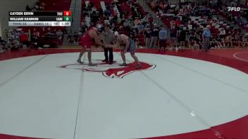 190 lbs Round 2 (4 Team) - Cayden Ervin, Thompson HS vs William Hannum, Oak Mountain