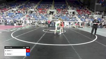 132 lbs Rnd Of 128 - Gabriel Cohn, Minnesota vs Carson Weber, Illinois