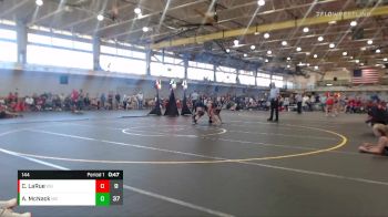 144 lbs Semis (4 Team) - Chloe LaRue, Wisconsin Black vs Amitria McNack, Missouri Gold