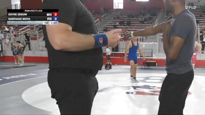 190 lbs Cons. Round 3 - Zayne Zeeuw, Michigan Grappler Training Center vs Santiago Moya, Beat The Streets Chicago-Oak Park