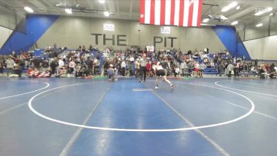 125 lbs Champ. Round 1 - Griffin Spackman, Timpanogos Wrestling vs Karsen Evans, Uintah Wrestling