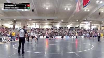 AA 132 lbs Quarterfinal - Chase Creque, Siegel High School vs Brock Connatser, Hardin Valley Academy