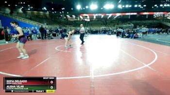 140 lbs Champ. Round 1 - Sofia Delgado, Miami Coral Park vs Alisha Vilar, Flagler Wrestling Club