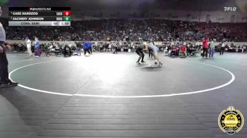 B4A-175 lbs Cons. Semi - Zackery Johnson, Douglass vs Case Hardzog, Cache