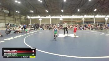 59 lbs Round 2 (3 Team) - Urijah Tamayo, Fighting Squirrels vs Kruze Barney, Idaho Falls / Rigby