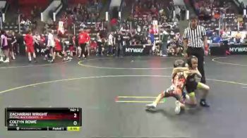 54 lbs Round 3 (4 Team) - Coltyn Rowe, Ida vs Zachariah Wright, Belding Black Knights