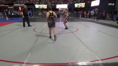 127 lbs Quarterfinal - Colter Arnson, Spartan Youth Wrestling Club vs Johnny Rosenberger, Riverton USA Wrestling